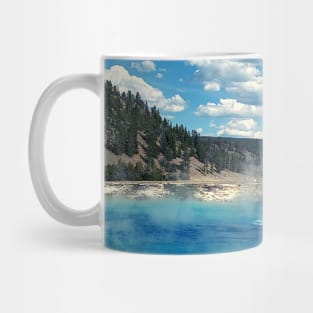 Aqua Blue Water Geyser Mug